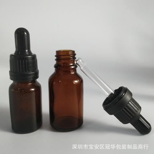 工厂现货10ml精油瓶茶色5/10/15/20/30/50/100/200滴管精油瓶玻璃